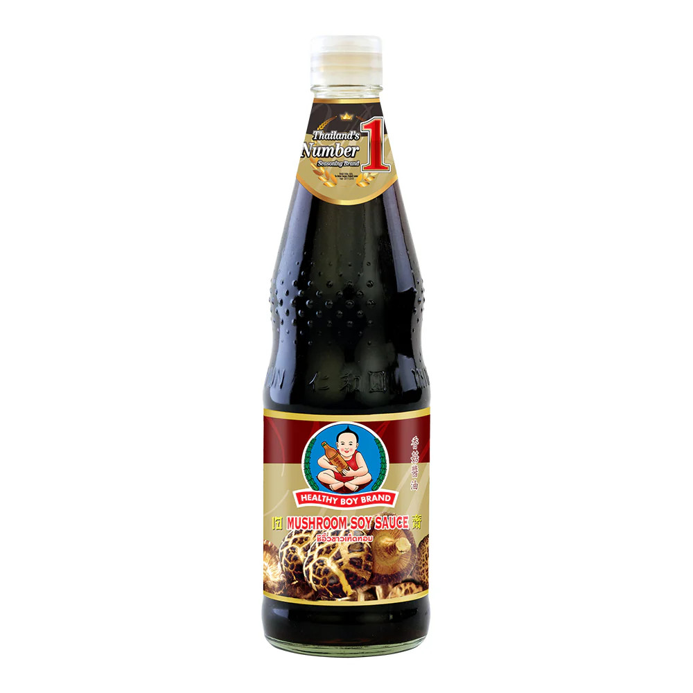 Healthy Boy Mushroom Soy Sauce 700ml Thai Umami Condiment