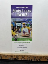 2019 Chuck E Cheese Events Information Flier Vintage