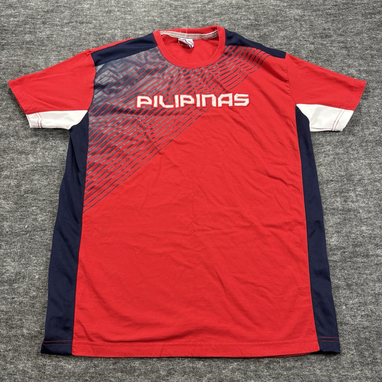 My Philippines Pilipinas Shirt Men’s L Red Soccer Jersey Graphic Athletic Tee