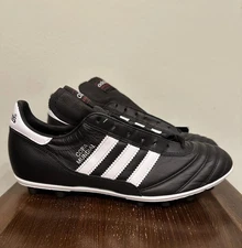 Adidas Copa Mundial Soccer Cleats Mens 10.5 Leather Black Made In Germany 015110