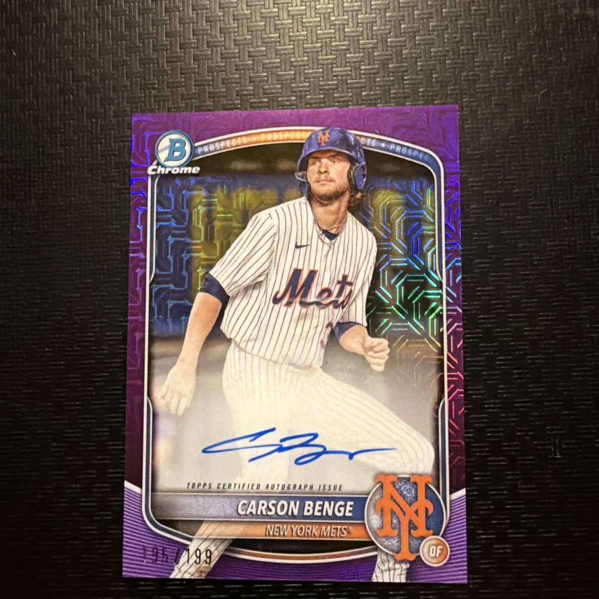 2025 Bowman Chrome - Mega Box Chrome Prospect Mojo Autographs