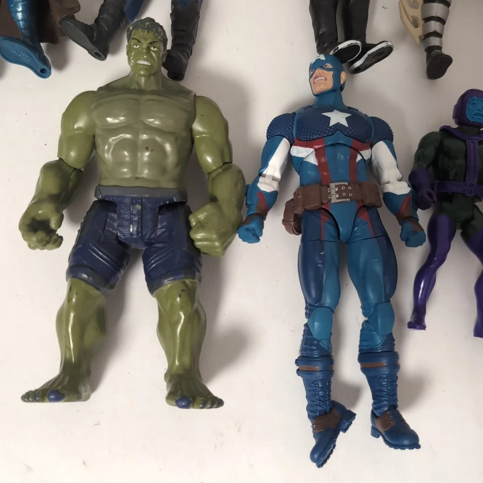 Marvel Legends 7 Lot (Dr Strange, Shan Chi, Thor, Hulk, Galactus, Gambit) - Image 3 of 4
