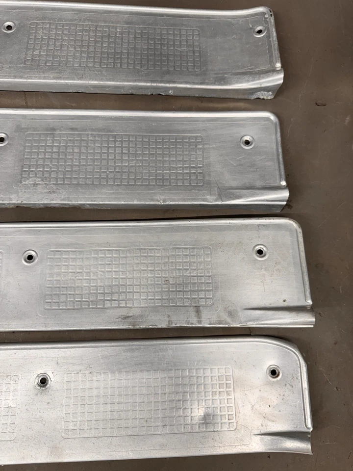 1961-1962 Ford Galaxie 4 Door Carpet Trim Sill Plate Moldings Mercury Park Lane - Image 2 of 4