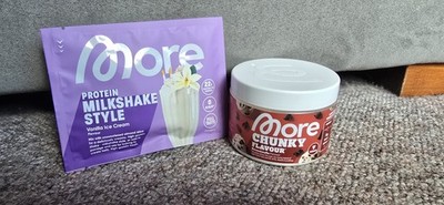More Nutrition Chunky Flavour Stracciatella Vegan Milkshake Vanilla Ice Cream