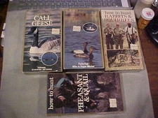 How Hunt or Call Pheasant Quail Rabbit Squirrel Duck 4 taps vhs in factory wraps