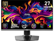 MSI 27 inch QHD 2K 1440P 500Hz AMD FreeSync Premium Pro G-Sync Compatible