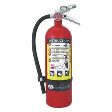 BADGER ADV-550 Fire Extinguisher,Aluminum,Red,ABC 36MA23