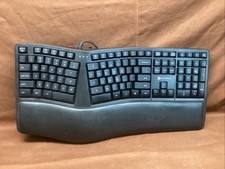 X9 Ergonomic Keyboard Wired with Cushioned Wrist Rest