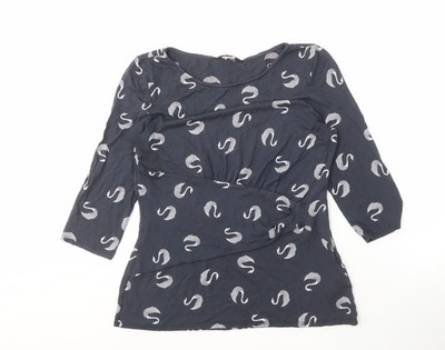 Phase Eight Damen Blau Wickeltop Größe 14