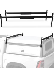 Black Adjustable Aluminum Ladder Rack For Truck Cap Topper Ladder