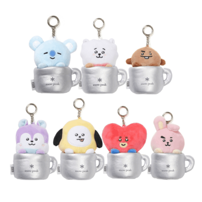 BTS CLOUD BERRY 韓国 当選 ALL トレカ セット Pre-order] BTS BT21 Snow Peak 2026 New Plush Keychain Cup Mug