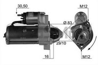 ERA 220037A Starter, Anlasser FüR Audi 80 B3 Stufenheck (893, 894, 8A2)