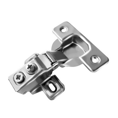 Berta 30 Pack 3/8'' Overlay Hinges 45mm Stainless Steel Soft Close Concealed Face