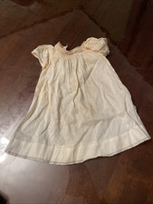 Handmade Infant Baby Christening Baptism Gown 14 Inches Buttons READ