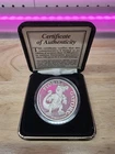 1 Troy Oz .999 Silver Florida Gator 1996 Championship Round Coin Limited
