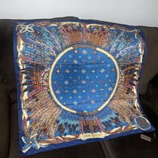 Louis Vuitton Silk Scarf LV Italy Square 34×...