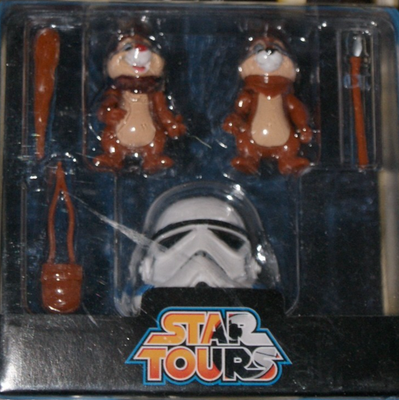SF・ファンタジー・ホラー Star Wars Star Tours Chip & Dale Ewoks STAR WARS DISNEY STAR TOURS CHIP & DALE AS EWOKS LOOSE COMPLETE | eBay