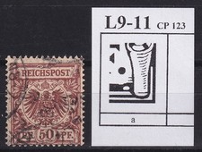 77362) ERRORE PIASTRA Michel n. 50 L9-11 CP 123