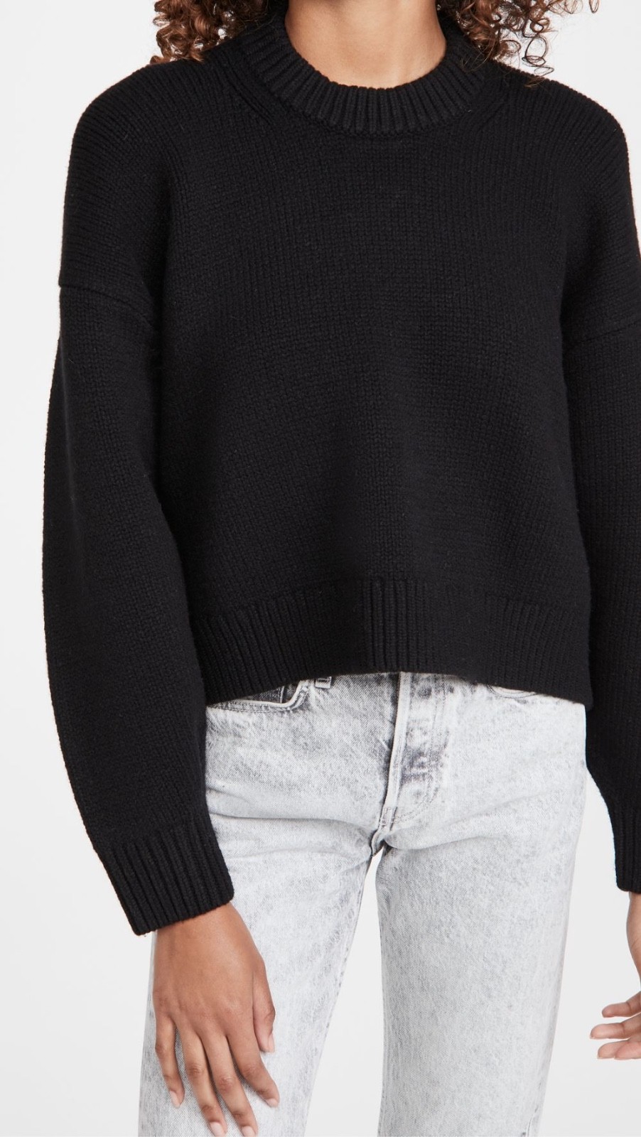 Alexander Wang Women's Drape Back Pullover Black … - image 1