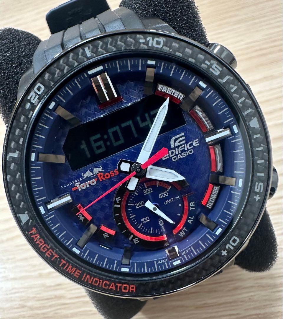時計 CASIO EDIFICE SCUDERIA Toro Rosso CASIO EDIFICE Toro Rosso Limited Edition Watch Tested with Minor