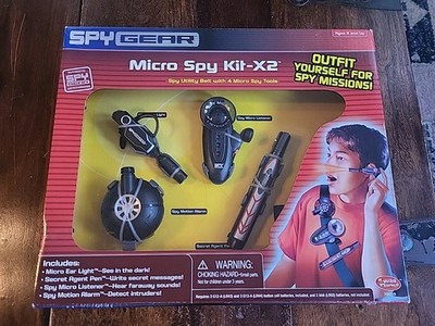 Wild Planet Spy Gear Micro Spy Kit-X2 New Old Stock NOS 2006
