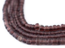 Amethyst Purple Matte Glass Seed Beads 3mm 24 Inch Strand