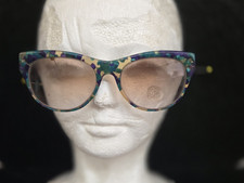 RARE Vintage Emmanuelle Khanh Confetti Rim eyeglasses circa 1970