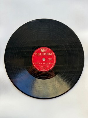 Frankie Laine   Love Is A Golden Ring 10'' 78 RPM Record 1956 Columbia Pop