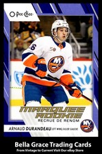 2023-24 O-Pee-Chee Arnaud Durandeau #546 Islanders Blue Border Marquee Rookie