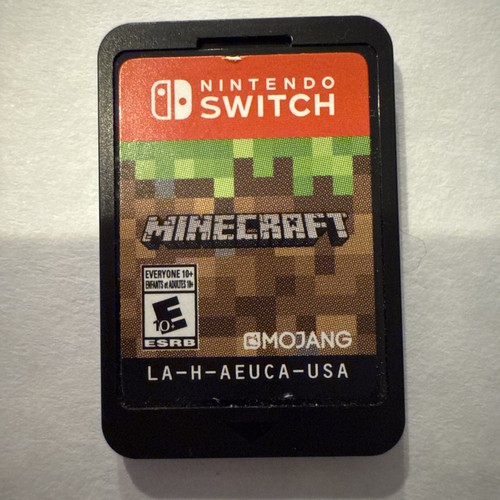 Mindcraft Nintendo Switch Video Game E10+ Everyone 10+ 2021 + Super Mario MashUp - Picture 3 of 5