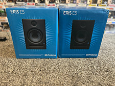  Pair PreSonus Eris E5 2-Way Active Studio Monitor Pair 70W RMS Black Wired