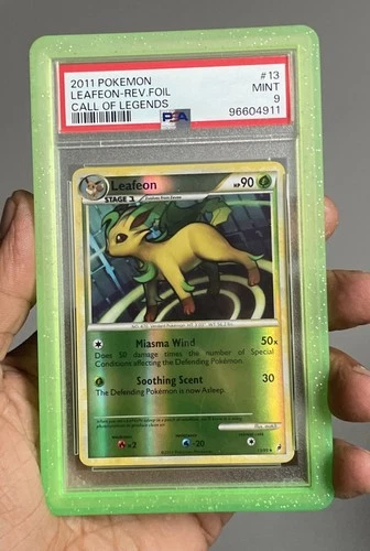 2011 Leafeon 13/95 Reverse Holo Call of Legends  PSA 9! Highest Grade! Pop 19!!