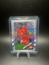 ALPHONSO DAVIES 2020-21 TOPPS CHROME UEFA MINI DIAMOND SPECKLE REFRACTOR #42