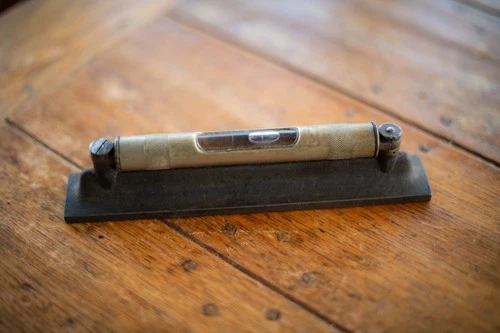 Vintage - E. Preston & Sons Engineers Spirit Level - Rare WW2 Military Equipment
