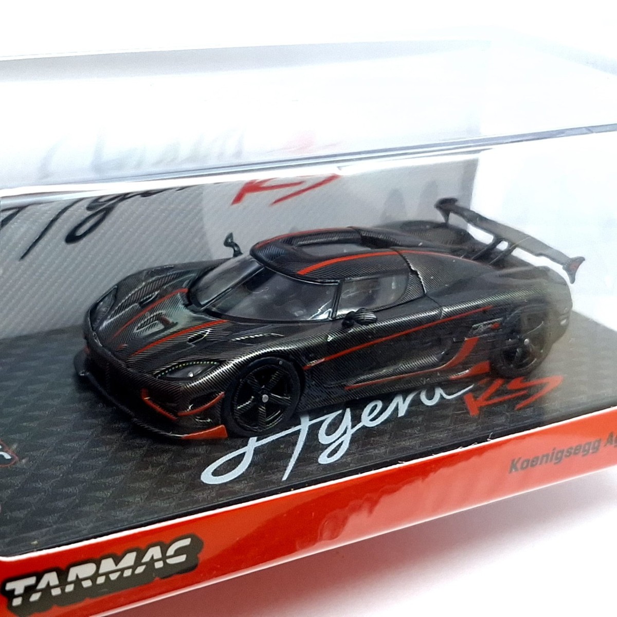 TARMAC WORKS GLOBAL64 1/64 KOENIGSEGG AGERA RS Black Carbon