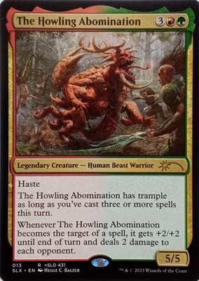 013 THE HOWLING ABOMINATION RARE SECRET LAIR: UNIVERSES WITHIN MTG CARD