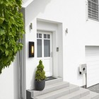 Sleek and Stylish Wired Door Bell Push Button with LED Chime Wall Mount