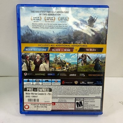 The Witcher 3 Wild Hunt Complete Edition PS4 Video Game RPG Open