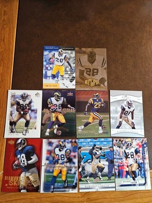 MARSHALL FAULK - **Premium Lot of 10 Different (2 Ins.)** - Rams - (NRMT-MINT)
