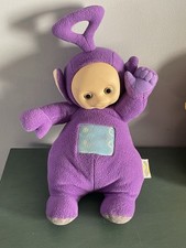 Vintage Teletubbies 2002 Talking TINKY WINKY Playskool Purple Doll 14 Working