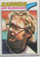 1977 Topps #55 Jeff Burroughs, VG -crease