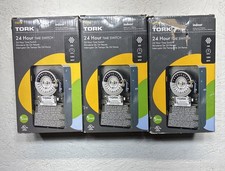 Lot 3 TORK NSI 1101B 24-Hour Indoor Mechanical Time Switch 40A 120V SPST Outputs
