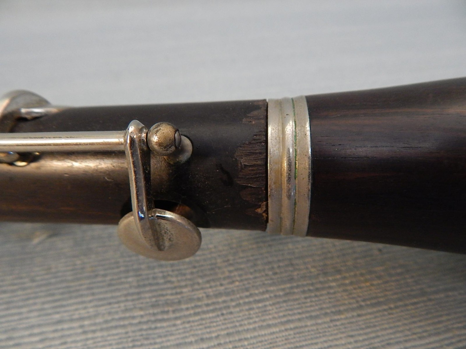 Vintage Silvertone Wooden Clarinet 1960 - 70 Sears and Roebuck Needs Repair