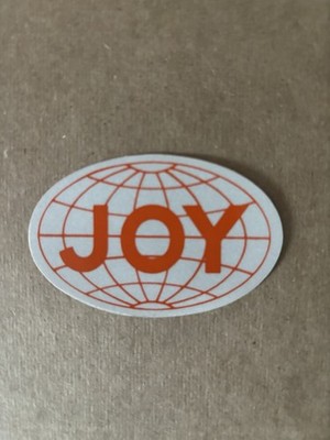 Joy Coal Mining sticker (2025 Listing) Nice Globe. Item 3