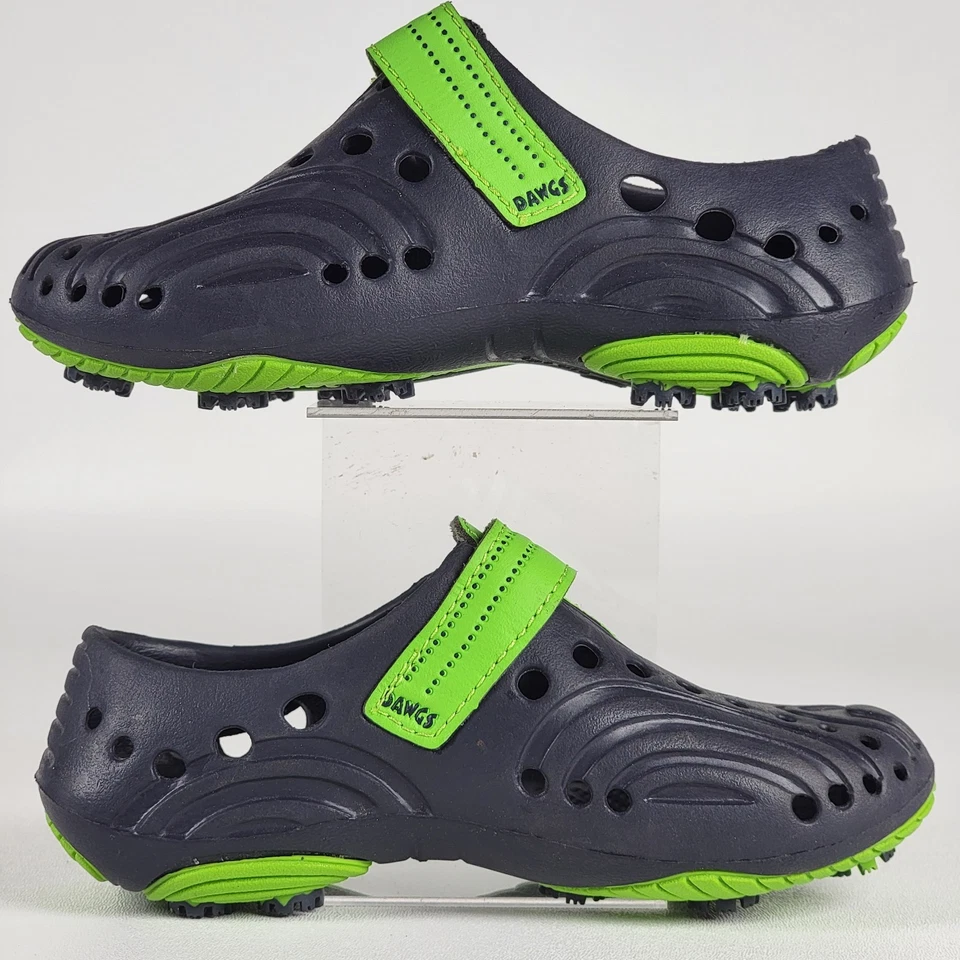 DAWGS Kidlogs, niños talla 11/28 negro verde  Foto 4 de 4