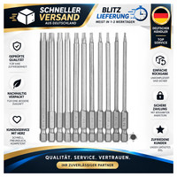 "Torx Schraubendreher Set 11 StüCk, Magnetisch 100Mm Bits T6-T40 1/4\""
