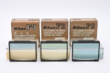 Near MINT Nikon F3 Focusing Screen Set Type C M E w/ Box Genuine JAPAN