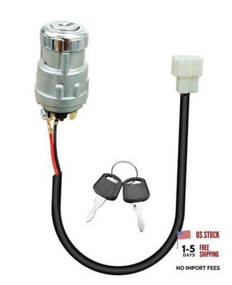 Ignition Starter Switch with Key Fit for Evolution Golf Carts Classic 2/4