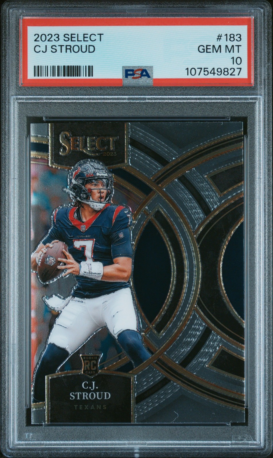 2023 PANINI SELECT #183 CJ STROUD PSA 10