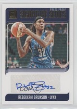 2019 Donruss WNBA Signature Series Press Proof 171/199 Rebekkah Brunson Auto 6rq